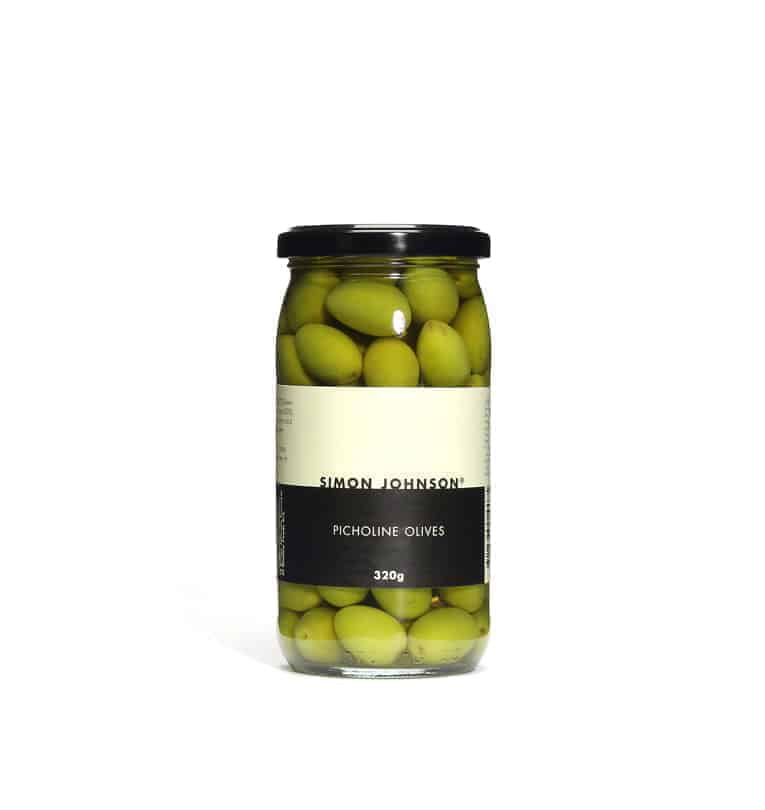 Simon Johnson green olives 320g