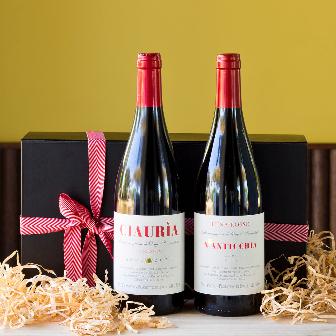 Pietro Caciorgna red wine gift box - hamper