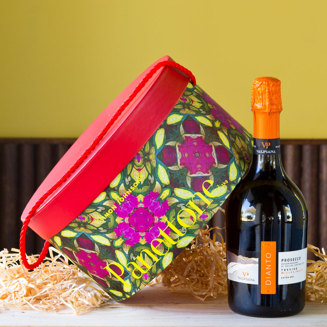 Panettone and Prosecco Christmas hamper